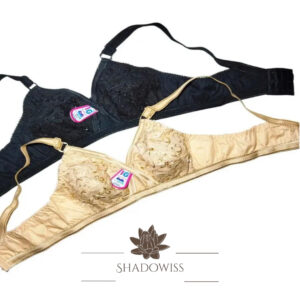 Cotton chicken embroidery bra high quality non padded bra ambriodery bra brazier for girl and women