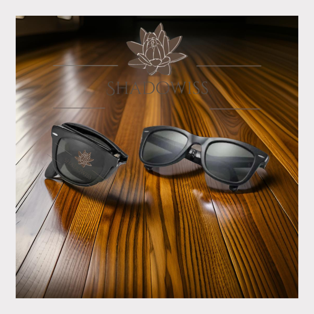 Shadowiss Pure Imported Quality Folding Sunglasses for Men and women. - Image 3