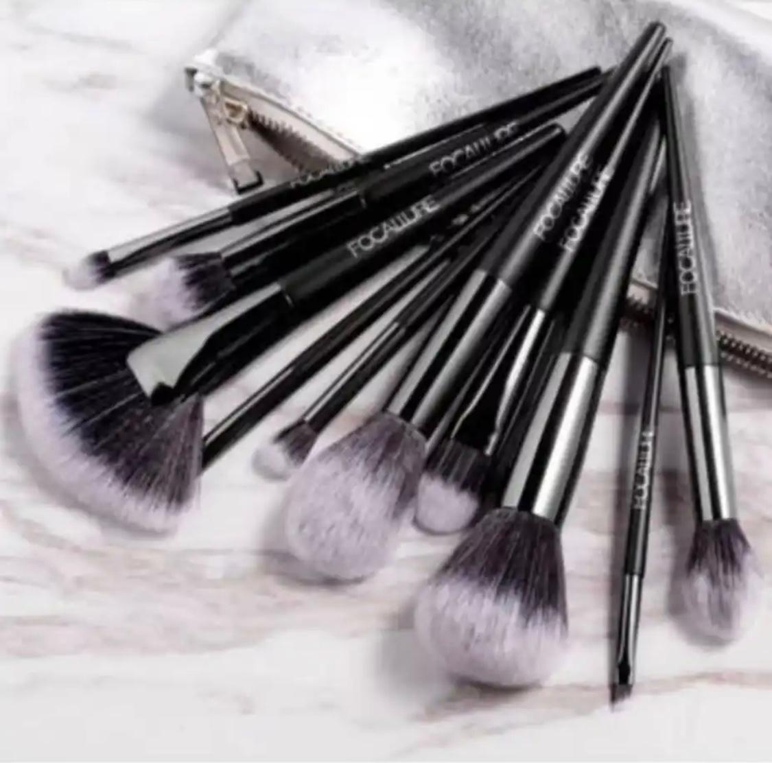 Pack of 10 professional Makeup brushes for Girls and women