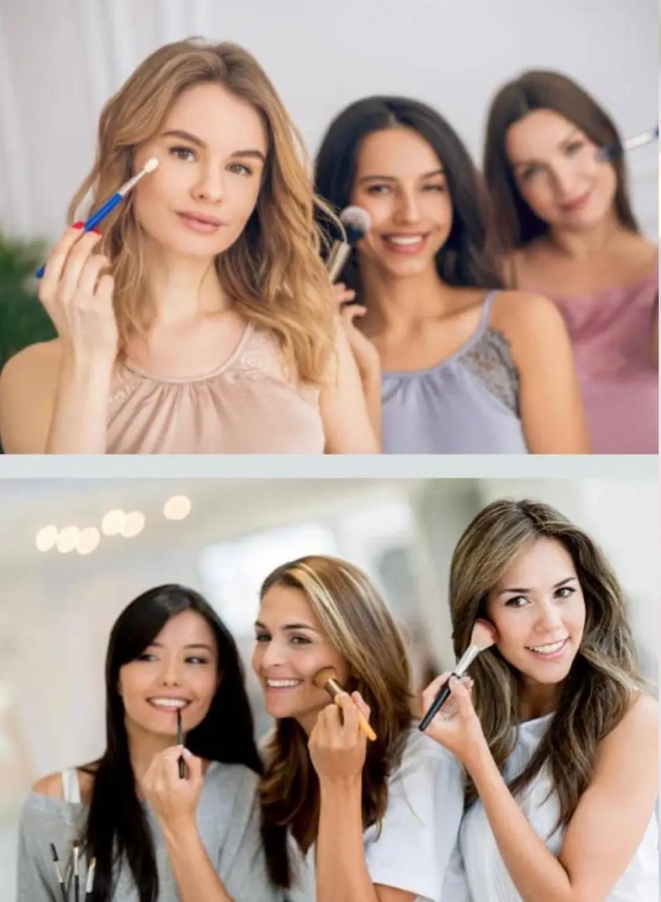 Pack of 10 professional Makeup brushes for Girls and women - Image 4