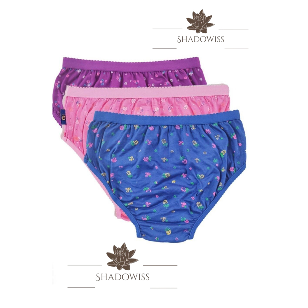 Pack of 2 cotton panties in premium quality for girls and women